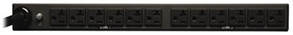 Tripp Lite Metered PDU, 30A, 12 Outlets (5-15/20R), 120V, L5-30P, 15 ft. Cord, 1U Rack-Mount Power (PDUMH30),Black