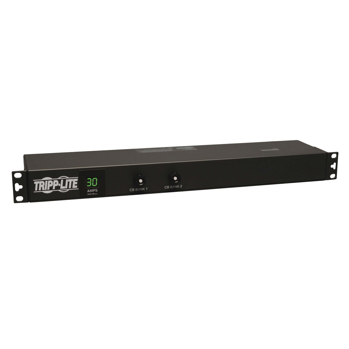 Tripp Lite Metered PDU, 30A, 12 Outlets (5-15/20R), 120V, L5-30P, 15 ft. Cord, 1U Rack-Mount Power (PDUMH30),Black