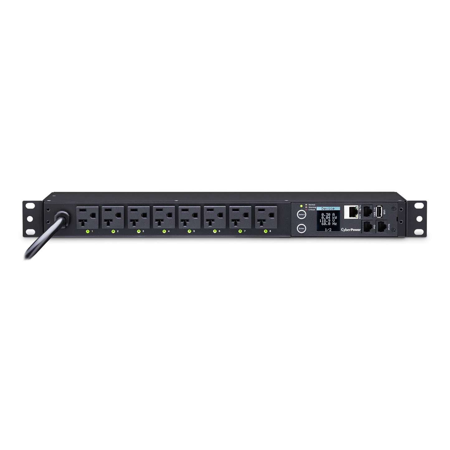 CyberPower PDU41003 Switched PDU, 120V/30A, 16 Outlets, 2U Rackmount